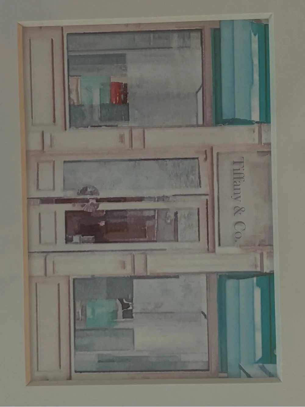 Tiffany and co inspired matted prints